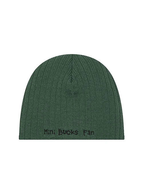 Newborn New Era Mini Bucks Fan Milwaukee Bucks Knit Hat - Image 2