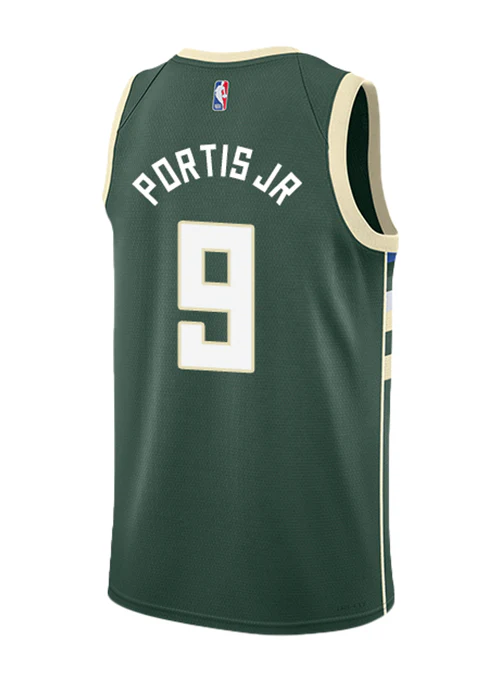 Nike 2022 Icon Edition Bobby Portis Jr Milwaukee Bucks Swingman Jersey - Image 2
