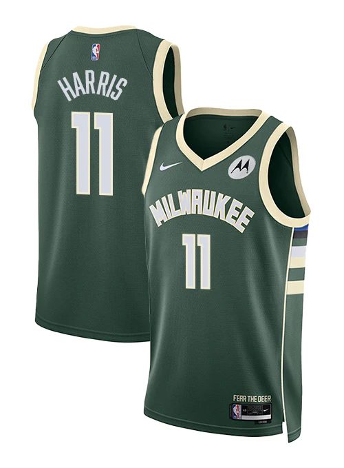 Nike 2022 Icon Edition Gary Harris Milwaukee Bucks Swingman Jersey