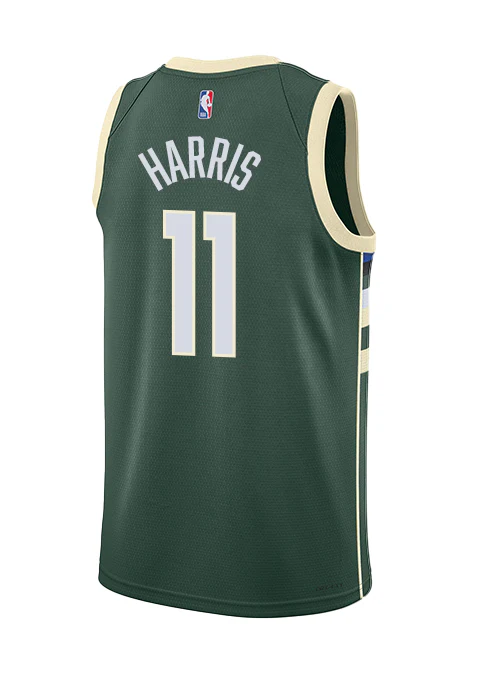 Nike 2022 Icon Edition Gary Harris Milwaukee Bucks Swingman Jersey - Image 2