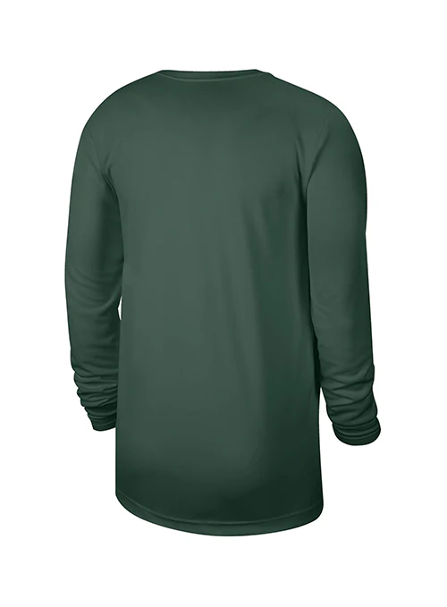 Nike 2025-26 Practice Green Milwaukee Bucks Long Sleeve T-Shirt - Image 2