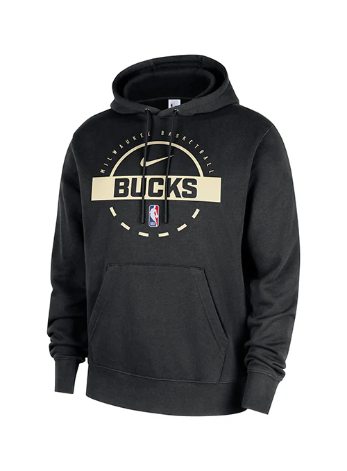 Nike 2025-26 Club Practice Milwaukee Bucks Hooded Sweatshirt