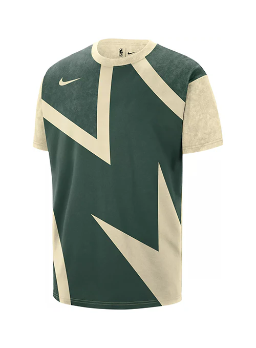 Nike City Edition 2025-26 Big Logo Milwaukee Bucks T-Shirt