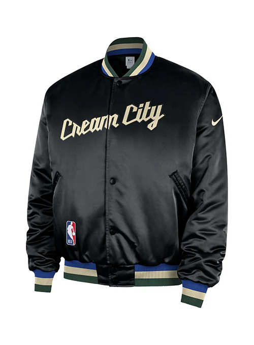 Nike 2025-26 City Edition Premium Milwaukee Bucks Jacket