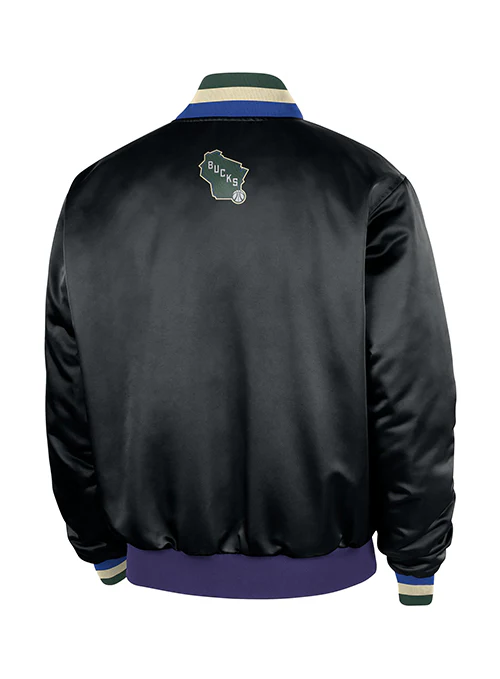 Nike 2025-26 City Edition Premium Milwaukee Bucks Jacket - Image 2