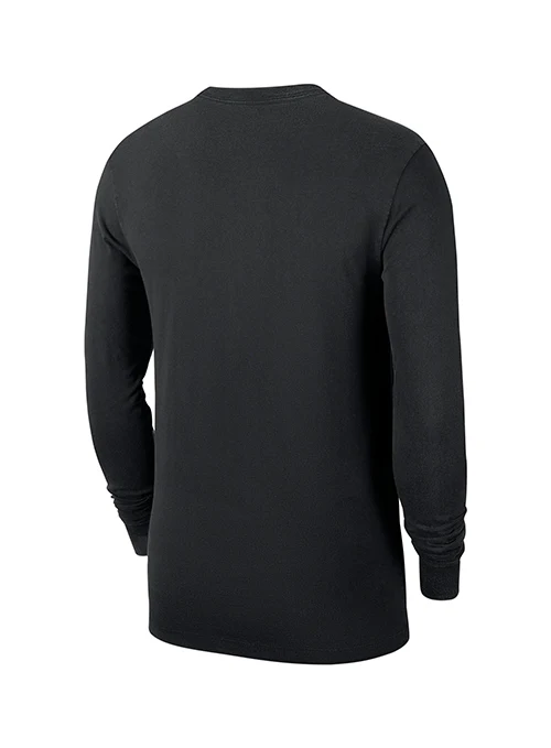 Nike 2025-26 Practice Black Milwaukee Bucks Long Sleeve T-Shirt - Image 3