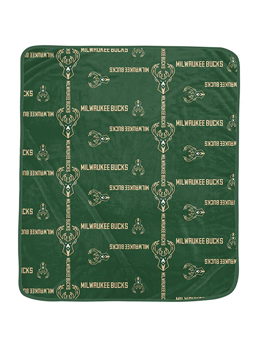 Pegasus Sports 60" x 70" Milwaukee Bucks Blanket