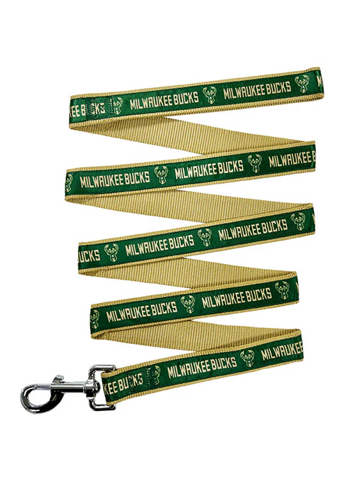 Pets First Satin Milwaukee Bucks Leash