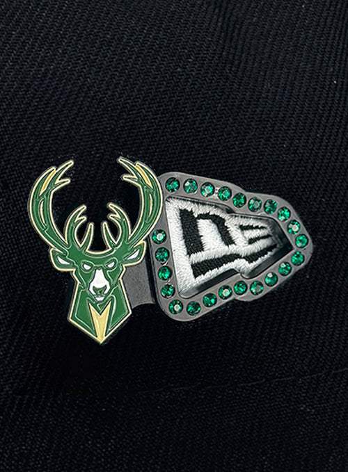 Pro Specialties Group Icon Logo Milwaukee Bucks Hat Pin - Image 2