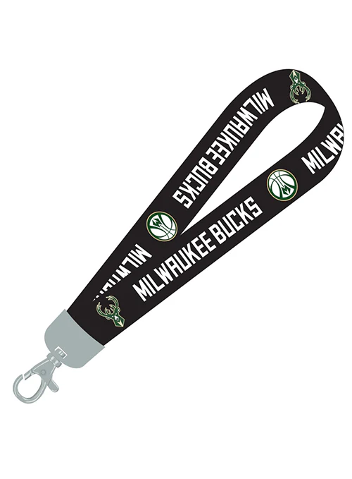 Pro Specialties Group Wordmark Milwaukee Bucks Lanyard Wristlet