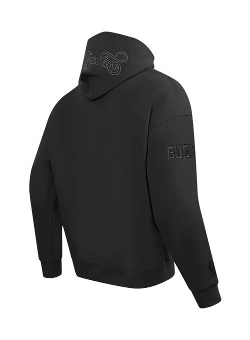 Pro Standard Blackout Milwaukee Bucks Hooded Sweatshirt - Image 4