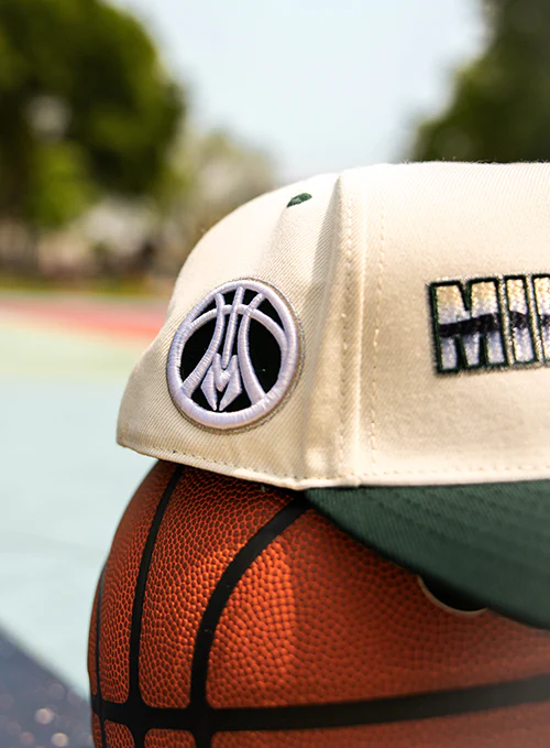 Pro Standard Chromatic Milwaukee Bucks Pinch Front Snapback Hat - Image 2