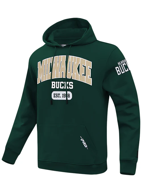 Pro Standard City Arch Milwaukee Bucks Hooded Sweatshirt - Image 3