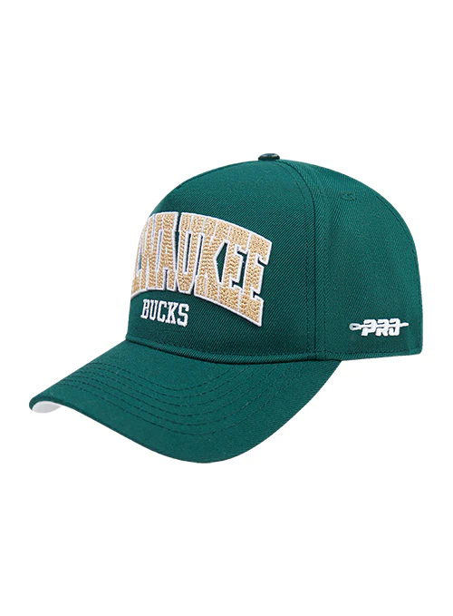 Pro Standard City Arch Milwaukee Bucks Wool Snapback Hat