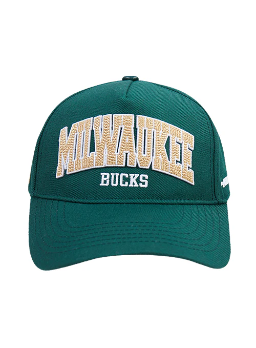 Pro Standard City Arch Milwaukee Bucks Wool Snapback Hat - Image 3