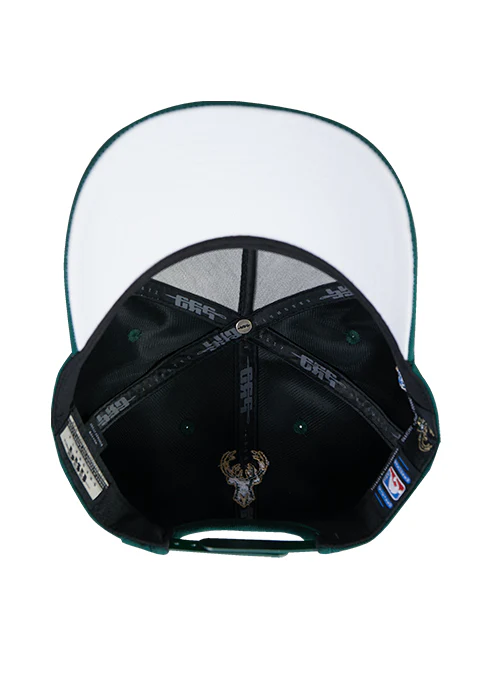 Pro Standard City Arch Milwaukee Bucks Wool Snapback Hat - Image 5