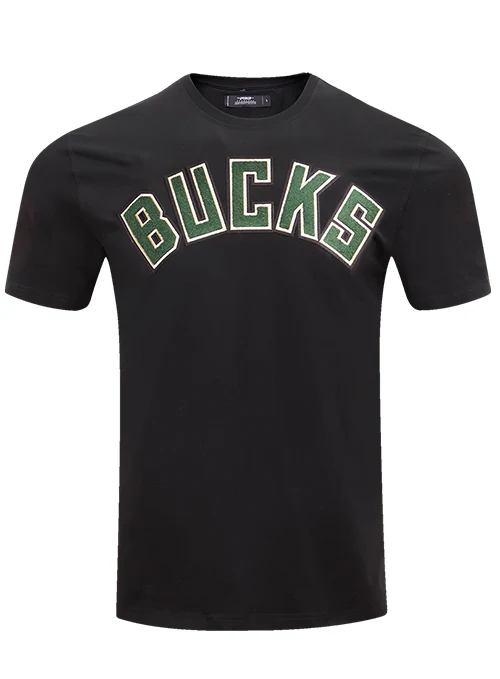 Pro Standard Classic Chenille Milwaukee Bucks T-Shirt