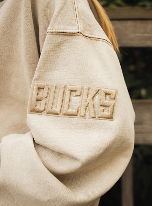 Pro Standard Classic Washed Milwaukee Bucks Hooded Sweatshirt - Image 3