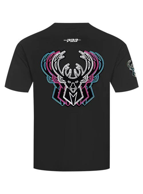 Pro Standard Echo Milwaukee Bucks T-Shirt - Image 2