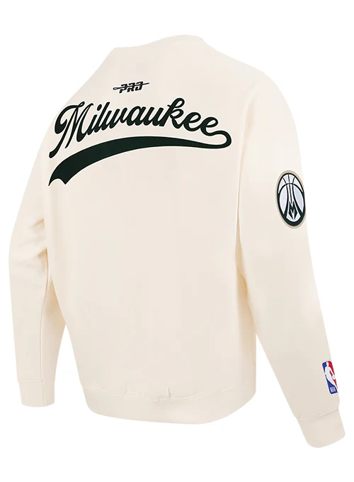 Pro Standard Living Large Milwaukee Bucks Drop Shoulder Long Sleeve T-Shirt - Image 6
