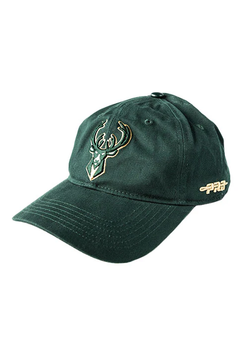 Pro Standard Milwaukee Bucks Green Classic Dad Adjustable Hat - Image 2