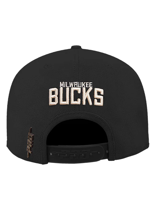 Pro Standard Mash Up Wool Milwaukee Bucks Snapback Hat - Image 4
