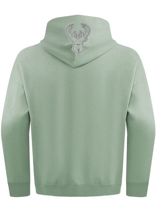 Pro Standard Neutral Moss Milwaukee Bucks Hooded Sweatshirt - Image 2