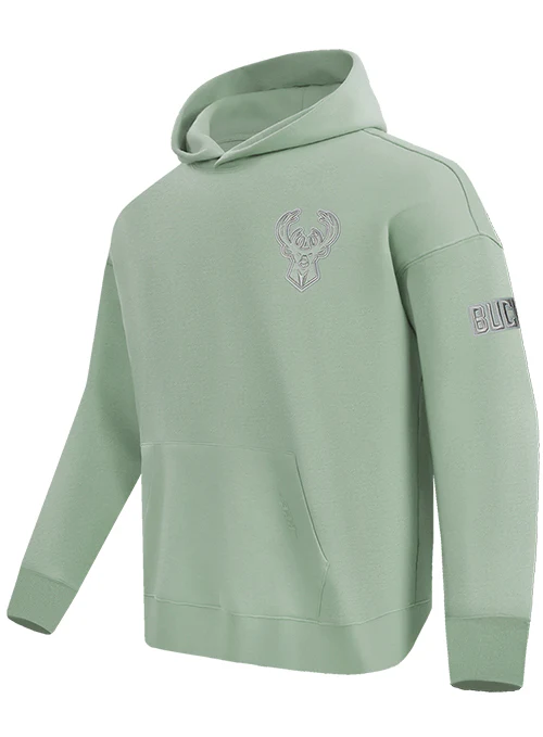 Pro Standard Neutral Moss Milwaukee Bucks Hooded Sweatshirt - Image 3