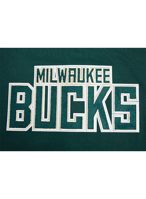 Pro Standard Green Milwaukee Bucks Short Sleeve Jacket - Image 4