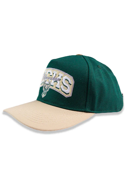 Pro Standard Two-Tone Stacked Milwaukee Bucks Adjustable Hat - Image 3