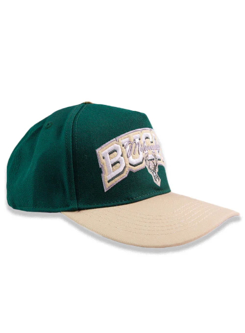 Pro Standard Two-Tone Stacked Milwaukee Bucks Adjustable Hat - Image 4