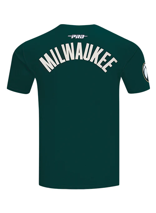 Pro Standard Modern Original Milwaukee Bucks Green T-Shirt - Image 2