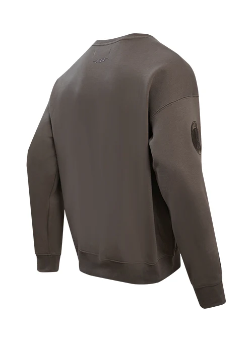 Pro Standard Neutral Brown Milwaukee Bucks Crewneck Sweatshirt - Image 2