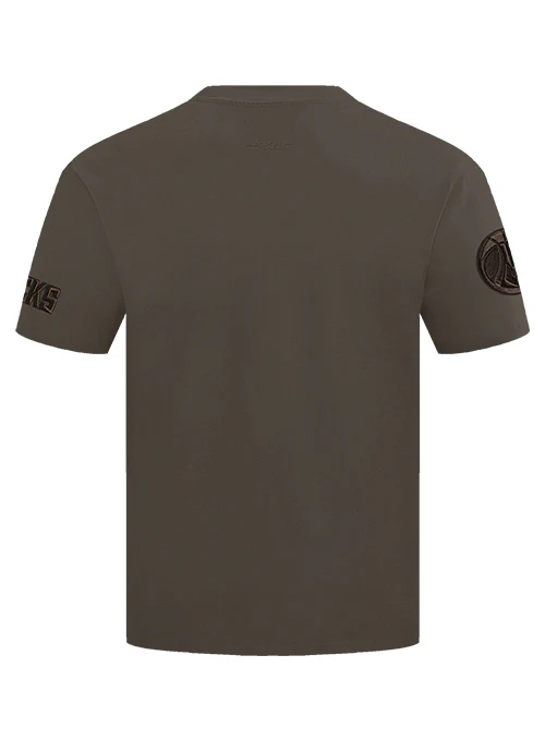 Pro Standard Neutral Brown Milwaukee Bucks Drop Shoulder T-Shirt - Image 2