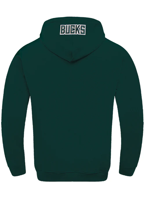 Pro Standard Old English Milwaukee Bucks Hooded Sweatshirt - Image 2