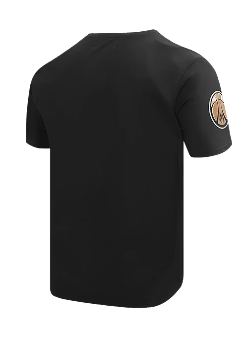 Pro Standard Old English Black Milwaukee Bucks T-Shirt - Image 4