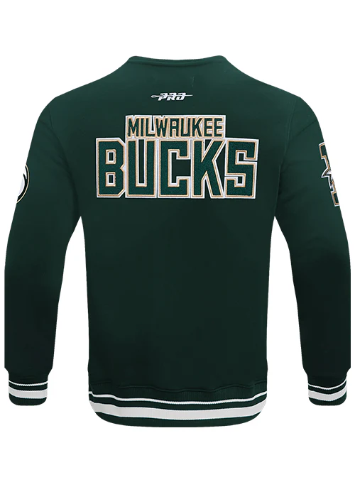 Pro Standard Pennants Milwaukee Bucks Crewneck Sweatshirt - Image 2