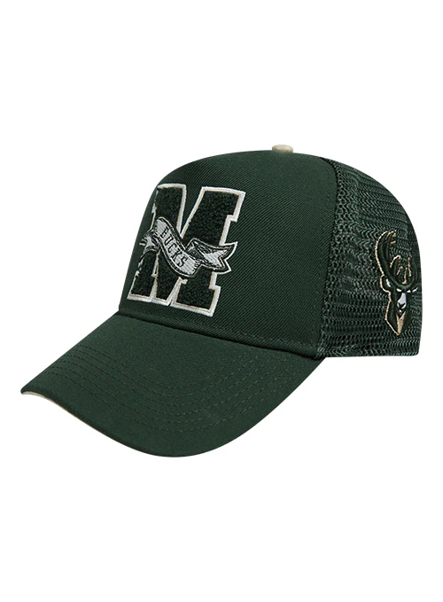 Pro Standard Pennants Milwaukee Bucks Pinch Adjustable Hat