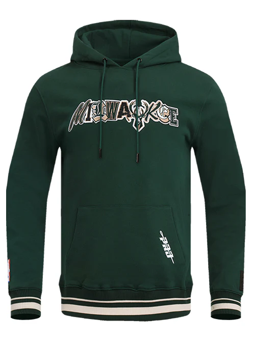 Pro Standard Ransom Milwaukee Bucks Hooded Sweatshirt