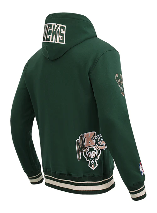 Pro Standard Ransom Milwaukee Bucks Hooded Sweatshirt - Image 4