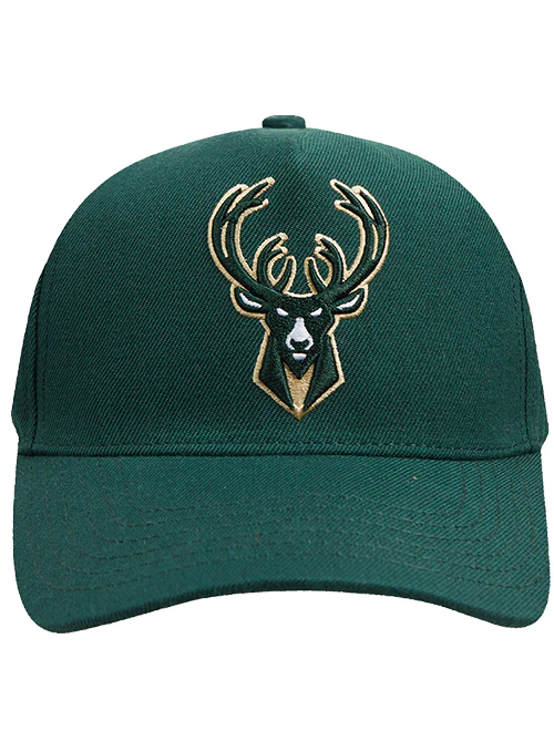 Pro Standard Ransom Milwaukee Bucks Pinch Front Snapback Hat - Image 3