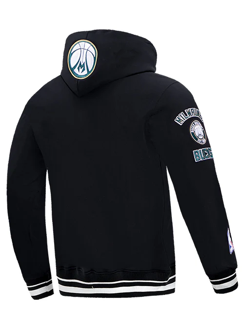 Pro Standard Retro Classic Milwaukee Bucks Hooded Sweatshirt - Image 4