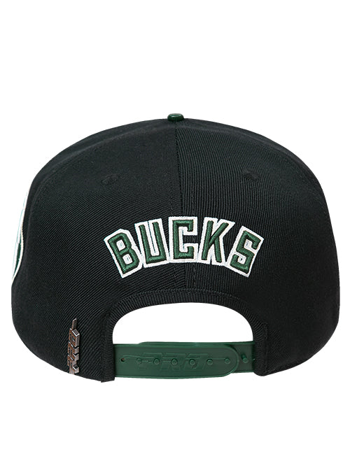 Pro Standard Retro Classic Milwaukee Bucks Snapback Hat - Image 4