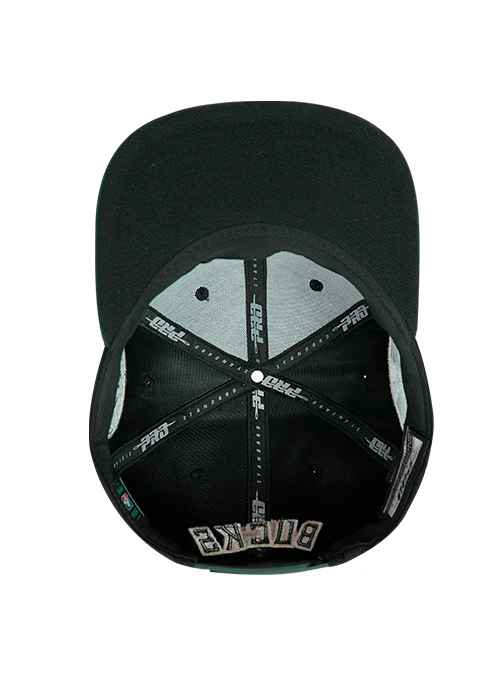 Pro Standard Retro Classic Milwaukee Bucks Snapback Hat - Image 5