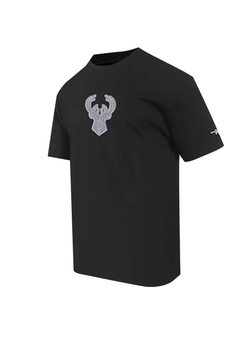 Pro Standard Reverse Terry Milwaukee Bucks T-Shirt - Image 3