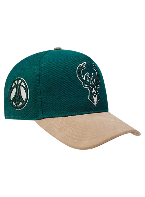Pro Standard Signature Suede Milwaukee Bucks Adjustable Hat - Image 2