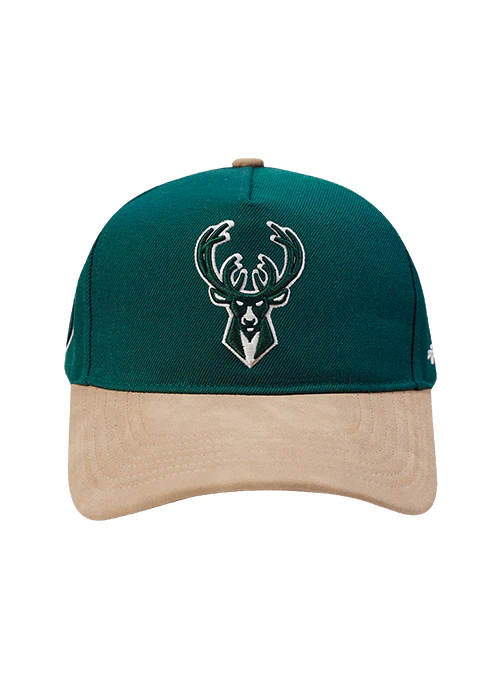 Pro Standard Signature Suede Milwaukee Bucks Adjustable Hat - Image 3