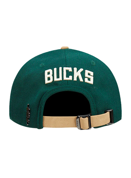 Pro Standard Signature Suede Arc Milwaukee Bucks Adjustable Hat - Image 4