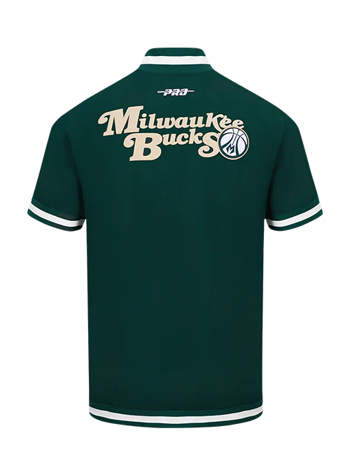 Pro Standard Souvenir Milwaukee Bucks Warm Up Jacket - Image 2