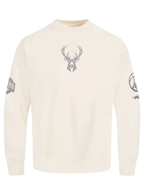 Pro Standard Street Team Milwaukee Bucks Drop Shoulder Crewneck Sweatshirt